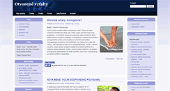 Desktop Screenshot of otvorenevztahy.sk